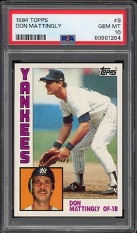 1984 Topps #8 Don Mattingly ROOKIE PSA GEM MINT 10