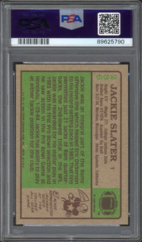 1984 Topps #286 Jackie Slater ROOKIE PSA MINT 9