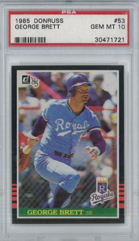 1985 Donruss #53 George Brett PSA 10