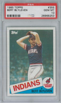 1985 Topps #355 Bert Blyleven PSA 10