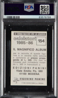 1985 Panini Calciatori #154 Paolo Maldini PSA 7