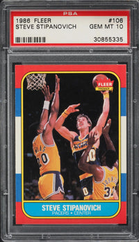 1986 Fleer #106 Steve Stipanovich PSA 10