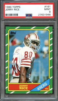 1986 Topps #161 Jerry Rice PSA 9