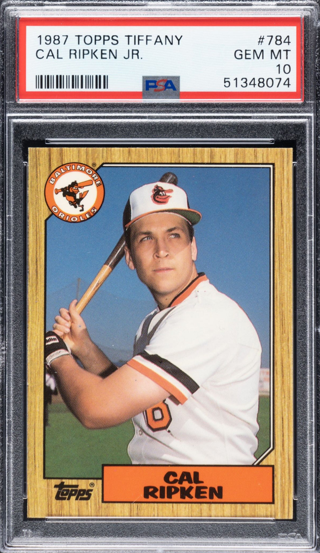 1987 Topps Tiffany #784 Cal Ripken Jr. PSA 10