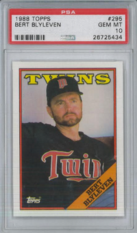 1988 Topps #295 Bert Blyleven PSA 10