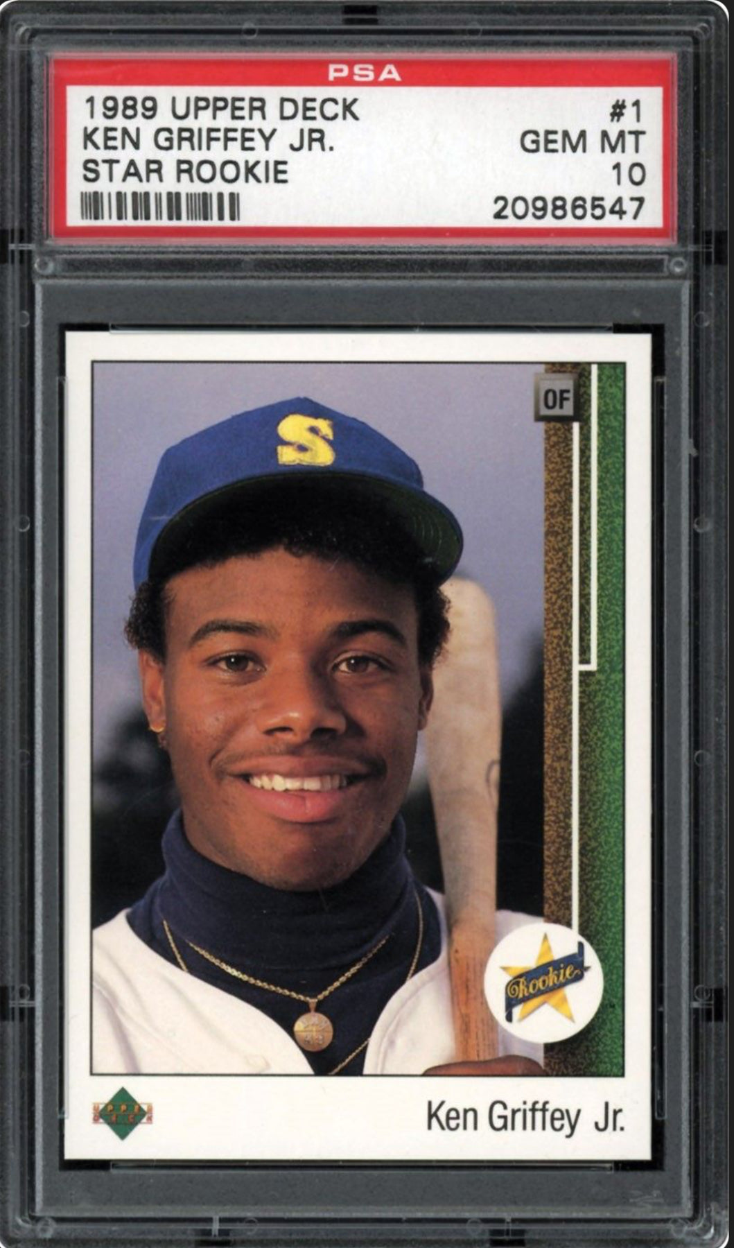 1989 Upper Deck #1 Ken Griffey Jr. PSA 10