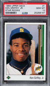 1989 Upper Deck #1 Ken Griffey Jr. PSA 10