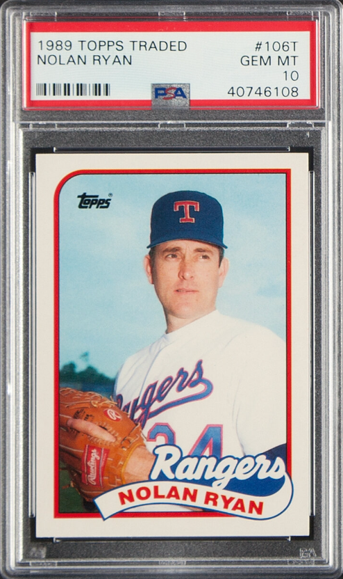 1989 Topps Traded #106T Nolan Ryan PSA 10