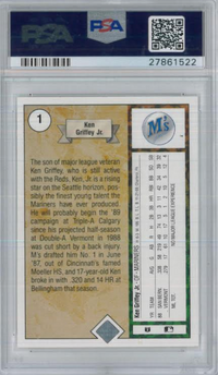 1989 Upper Deck #1 Ken Griffey Jr. ROOKIE PSA MINT 9
