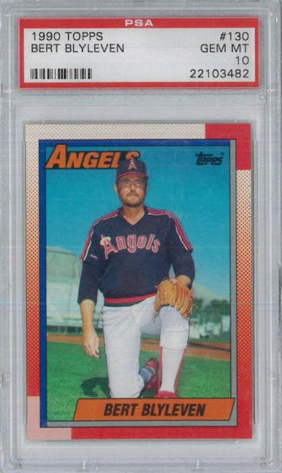 1990 Topps #130 Bert Blyleven PSA 10