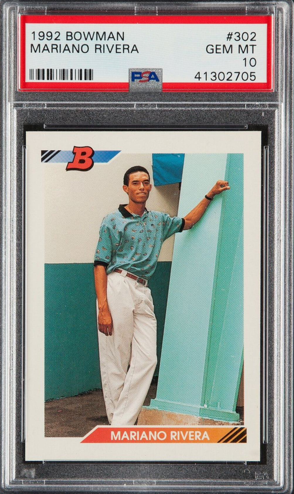 1992 Bowman #302 Mariano Rivera PSA 10