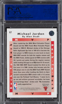 1992 Upper Deck MVP #67 Michael Jordan PSA 10