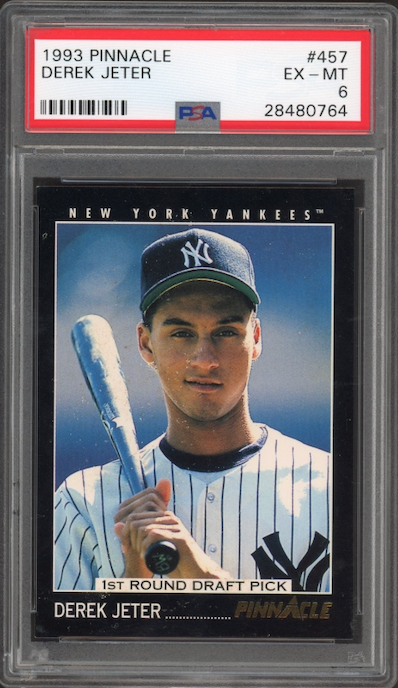 1993 Pinnacle #457 Derek Jeter PSA 6