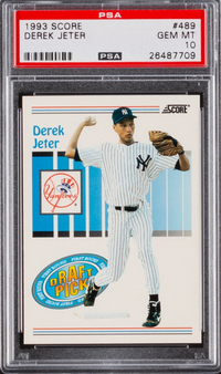 1993 Score #489 Derek Jeter PSA 10