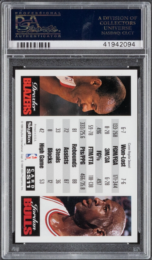 1993 Skybox Premium Showdown Series #SS11 Michael Jordan PSA 10