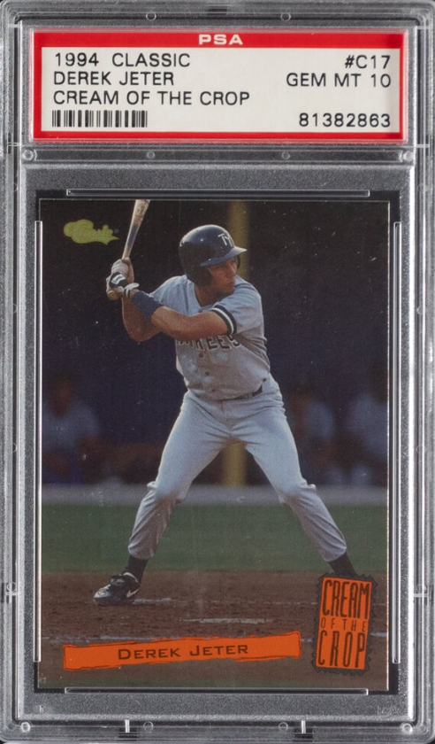 1994 Classic Cream of the Crop #C17 Derek Jeter PSA 10