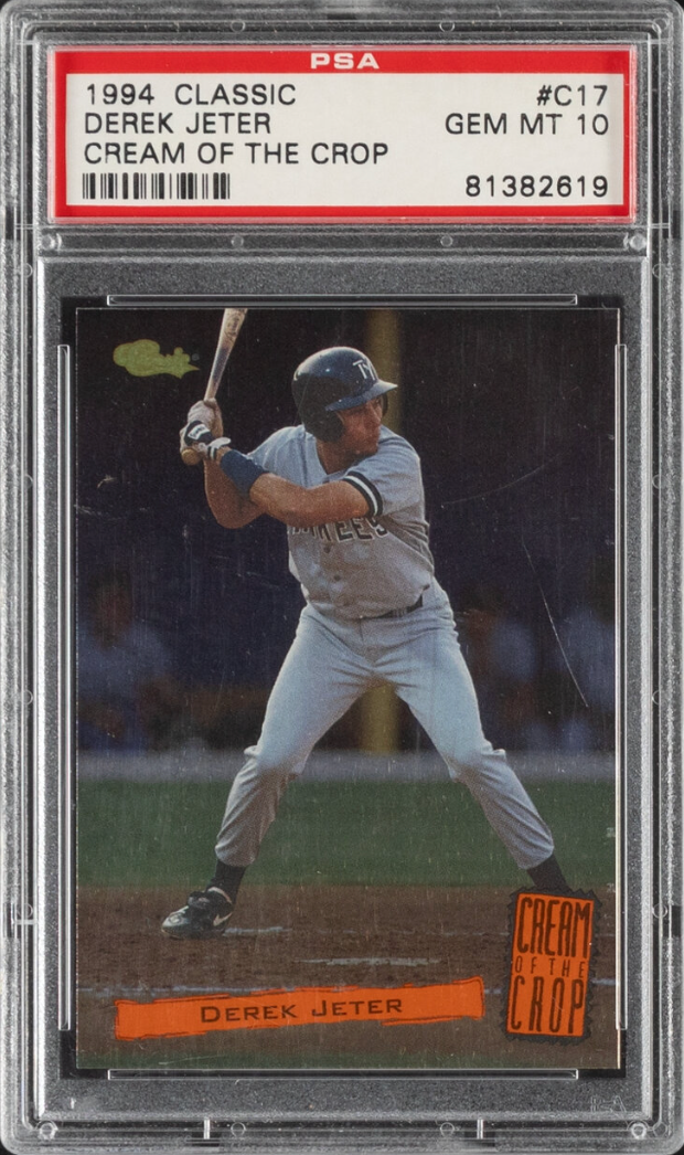 1994 Classic Cream of the Crop #C17 Derek Jeter PSA 10