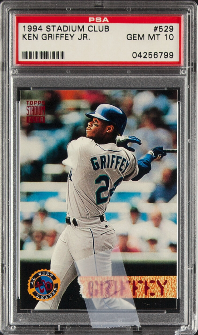 1994 Stadium Club #529 Ken Griffey Jr. PSA 10