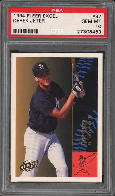 1994 Fleer Excel #97 Derek Jeter PSA 10