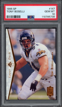 1995 SP #147 Tony Boselli ROOKIE PSA GEM MINT 10