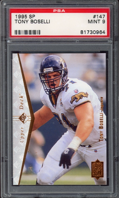 1995 SP #147 Tony Boselli ROOKIE PSA MINT 9