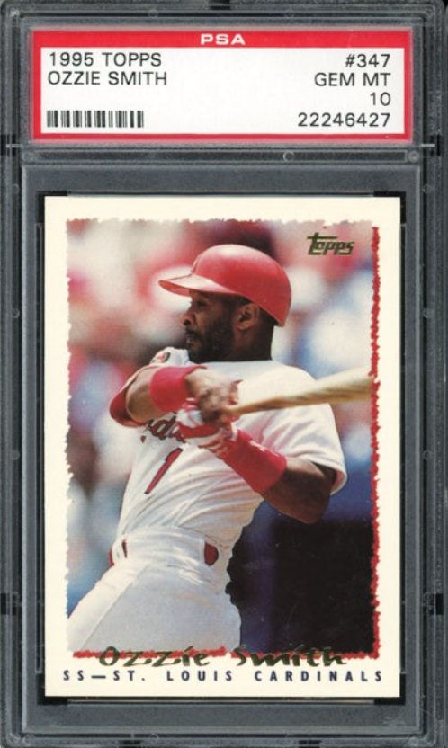 1995 Topps #347 Ozzie Smith PSA 10