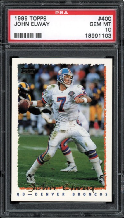 1995 Topps #400 John Elway PSA 10