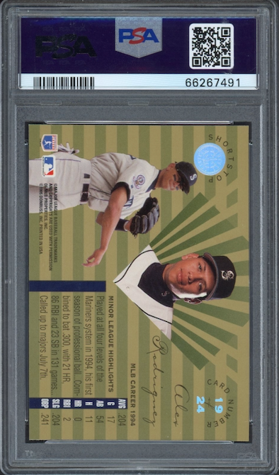 1995 Leaf Limited #19 Alex Rodriguez Gold ROOKIE PSA GEM MINT 10