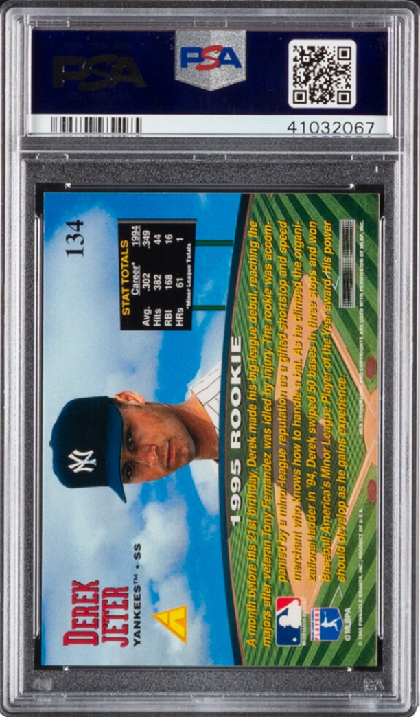 1995 Zenith #134 Derek Jeter PSA 10