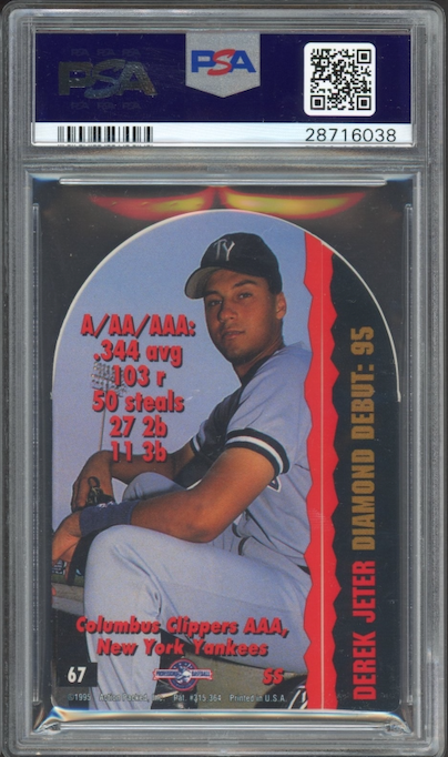1995 Action Packed #67 Derek Jeter PSA 10