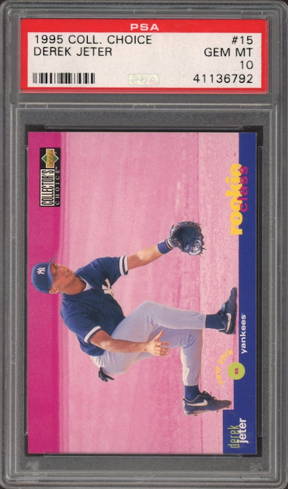 1995 Coll. Choice #15 Derek Jeter PSA 10
