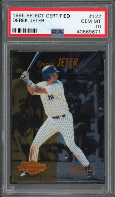 1995 Select Certified #122 Derek Jeter PSA 10