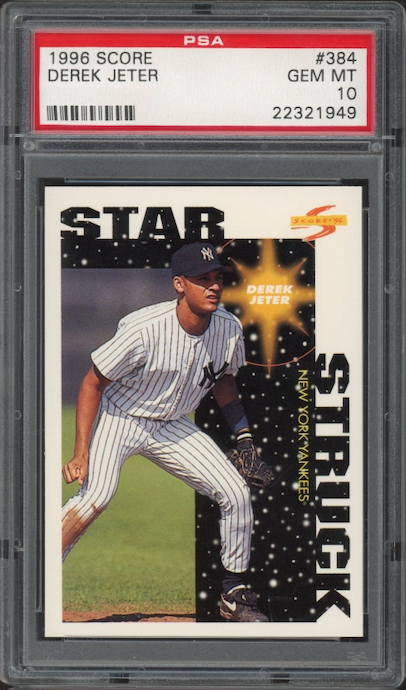 1996 Score #384 Derek Jeter PSA 10
