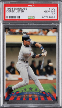 1998 Donruss #100 Derek Jeter PSA 10