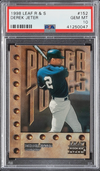 1998 Leaf R & S #152 Derek Jeter PSA 10