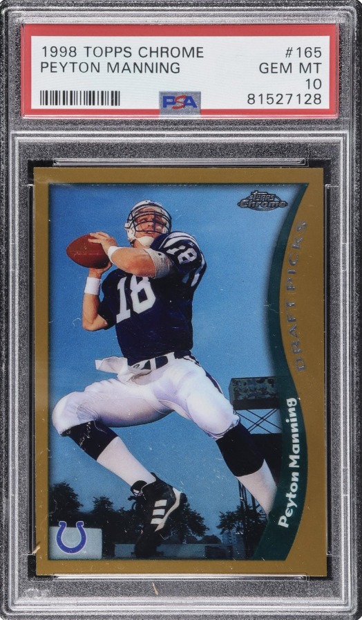 1998 Topps Chrome #165 Peyton Manning PSA 10