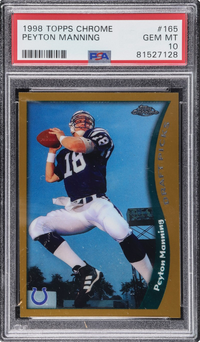 1998 Topps Chrome #165 Peyton Manning PSA 10