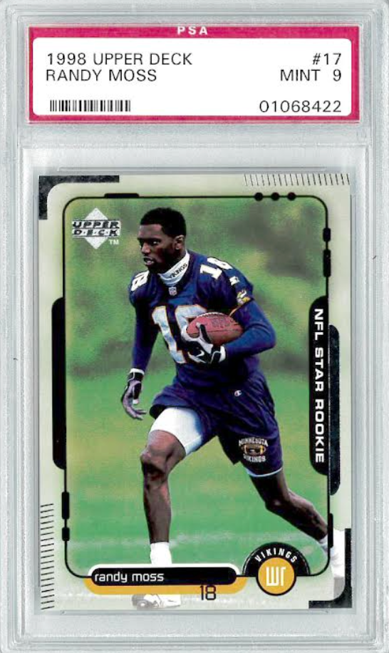 1998 Upper Deck #17 Randy Moss PSA 9