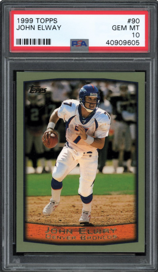 1999 Topps #90 John Elway PSA 10