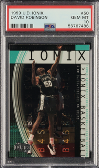 1999 U.D. Ionix #50 David Robinson PSA 10
