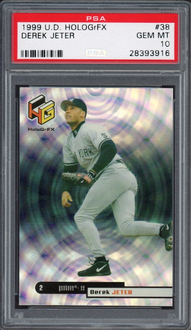 1999 U.D. Hologrfx #38 Derek Jeter PSA 10