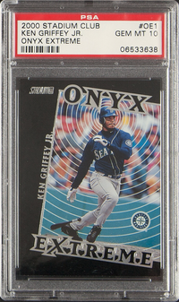 2000 Stadium Club Onyx Extreme #OE1 Ken Griffey Jr PSA 10