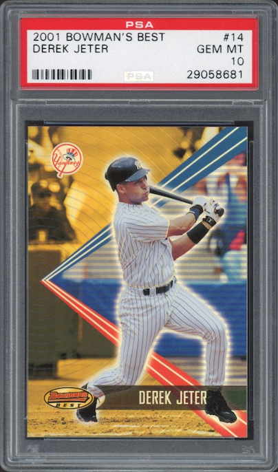 2001 Bowman’s Best #14 Derek Jeter PSA 10
