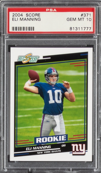 2004 Score #371 Eli Manning PSA 10