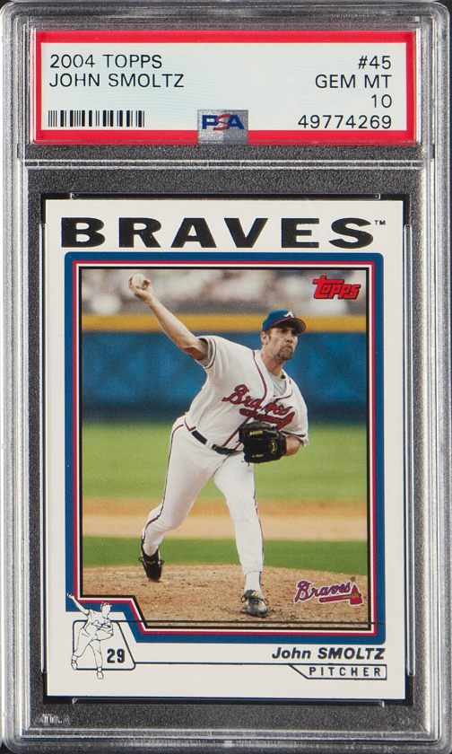 2004 Topps #45 John Smoltz PSA 10