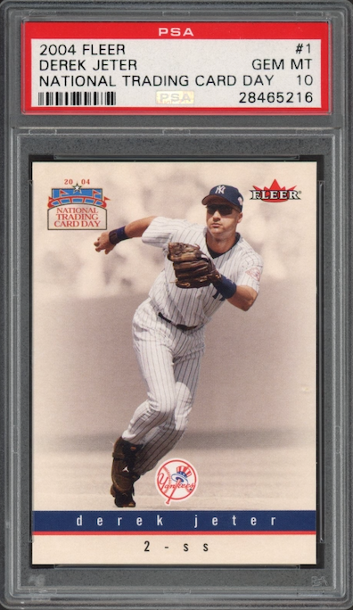 2004 Fleer #1 Derek Jeter PSA 10