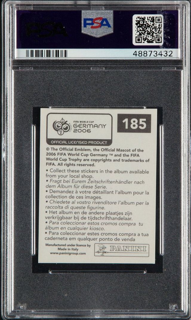 2006 Panini World Cup Germany-Sticker #185 Lionel Messi PSA 9