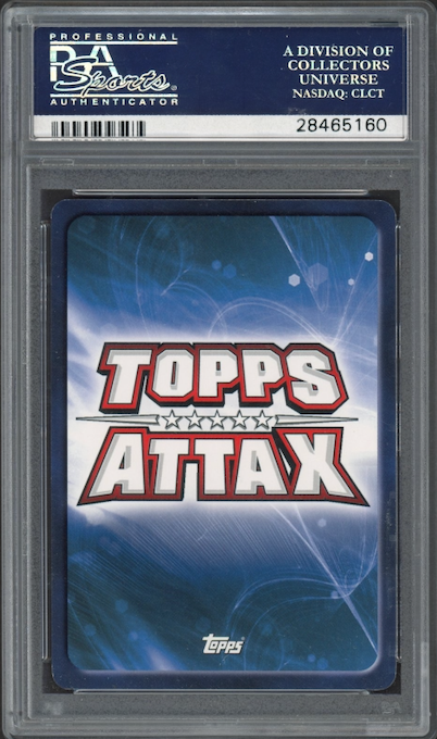 2011 Topps Attax #72 Derek Jeter PSA 10
