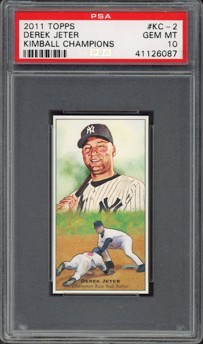 2011 Topps Kimball Champions #KC-2 Derek Jeter PSA 10