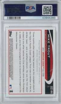 2012 Topps Update #US144 Mike Trout PSA GEM MINT 10